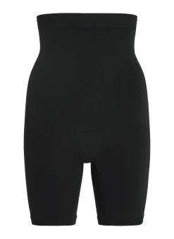 Nahtloser korrigierender Thigh Slimmer - Schwarz