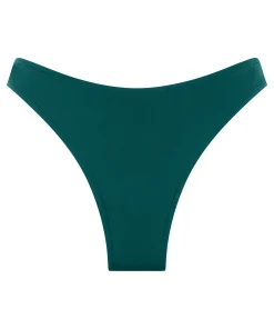 Neopren-Bikiniunterteil mit hohem Beinausschnitt - Grün