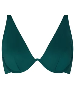 Neoprene-Bikinioberteil - Grün