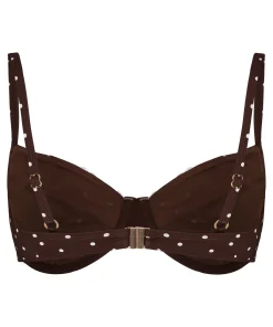 Nicht Gepolstertes Bügel-Bikini-Oberteil Algarve - Braun