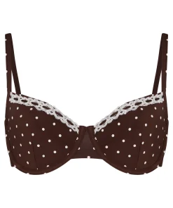 Nicht Gepolstertes Bügel-Bikini-Oberteil Algarve - Braun