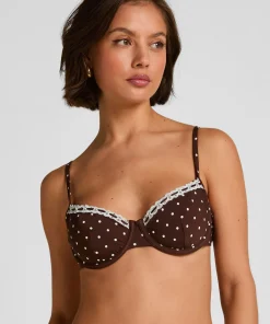 Nicht Gepolstertes Bügel-Bikini-Oberteil Algarve - Braun