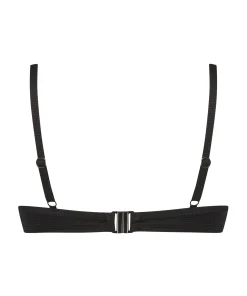 Nicht vorgeformtes Bügel-Bikini-Top Scallop - Schwarz