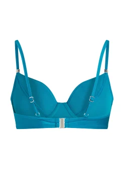 Nicht vorgeformtes Bügel-Bikini-Oberteil Aqua - Grün