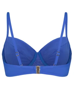 Nicht-vorgeformtes Bügel-Bikini-Top Luxe - Blau