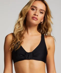 Nicht-vorgeformtes Bügel-Bikini-Top Luxe - Schwarz