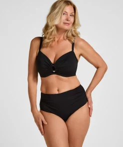 Nicht-vorgeformtes Bügel-Bikini-Top Luxe - Schwarz