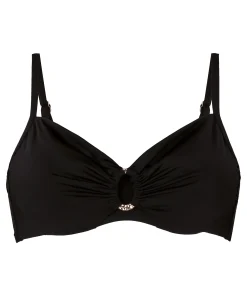 Nicht-vorgeformtes Bügel-Bikini-Top Luxe - Schwarz