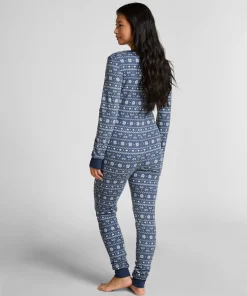 Onesie Jersey Fairisle - Blau