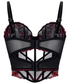 Peonie Bustier - Schwarz