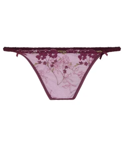 Peonie String mit hohem Beinausschnitt - Lila