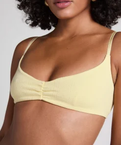 Pointelle Bralette - Gelb