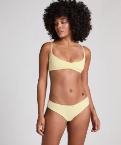 Pointelle Bralette - Gelb