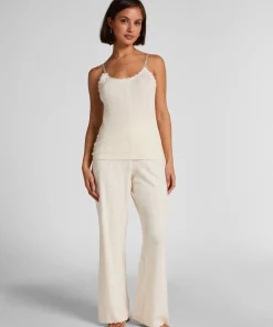 Pointelle-Camisole - Weiß