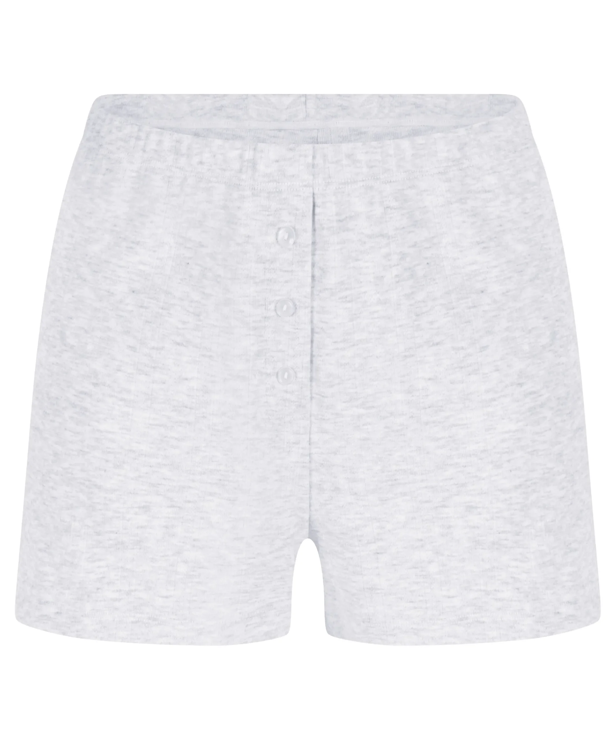 Pointelle-Shorts - Grau