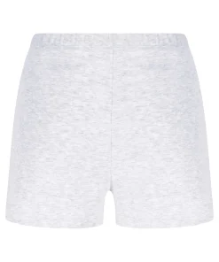 Pointelle-Shorts - Grau