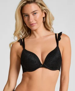 Posie Vorgeformter Push-up-Bügel-BH - Schwarz
