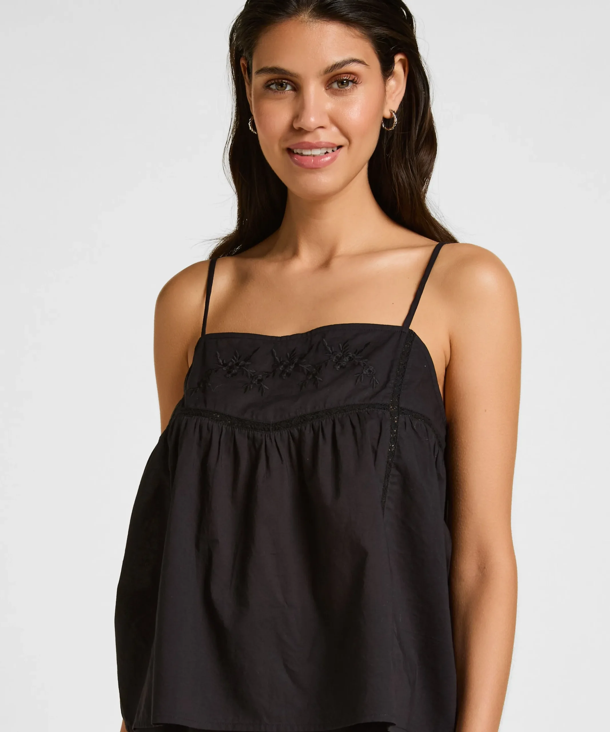 Pyjama Cami - Schwarz