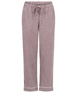 Pyjamahose aus Flanell - Lila