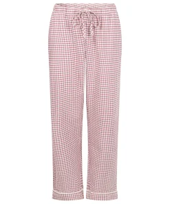 Pyjamahose aus Flanell - Lila