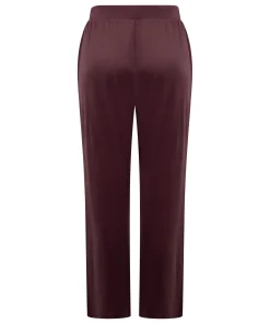 Pyjamahose aus Samt - Rot