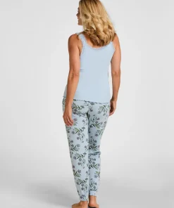 Pyjamahose Jersey - Blau