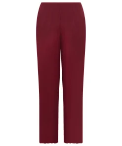 Pyjama Hose Loose Pointelle - Rot