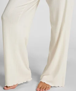 Pyjama Hose Loose Pointelle - Weiß