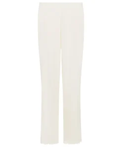 Pyjama Hose Loose Pointelle - Weiß