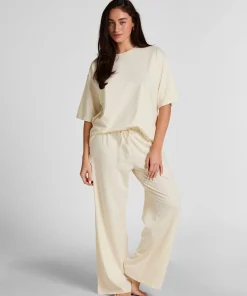 Pyjama Hose Loose - Weiß