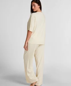 Pyjama Hose Loose - Weiß