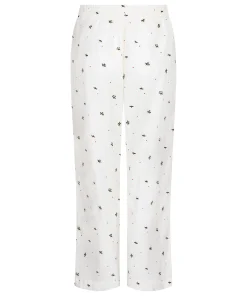 Pyjamahose Mistelzweig - Weiß