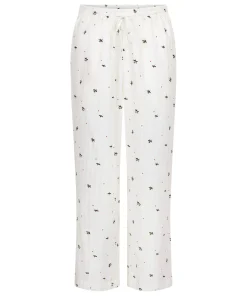 Pyjamahose Mistelzweig - Weiß