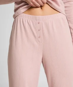 Pyjamahose Pointelle - Rosa