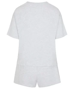 Pyjama-Set aus Baumwolle - Grau