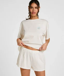 Pyjama-Set aus Baumwolle - Weiß