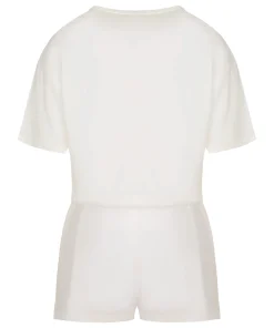 Pyjama-Set aus Baumwolle - Weiß