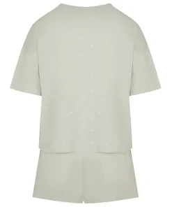 Pyjamaset Baumwoll - Grün