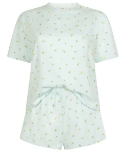 Pyjamaset Baumwoll - Grün