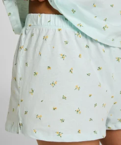 Pyjamaset Baumwoll - Grün