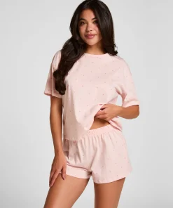Pyjamaset Baumwoll - Rosa