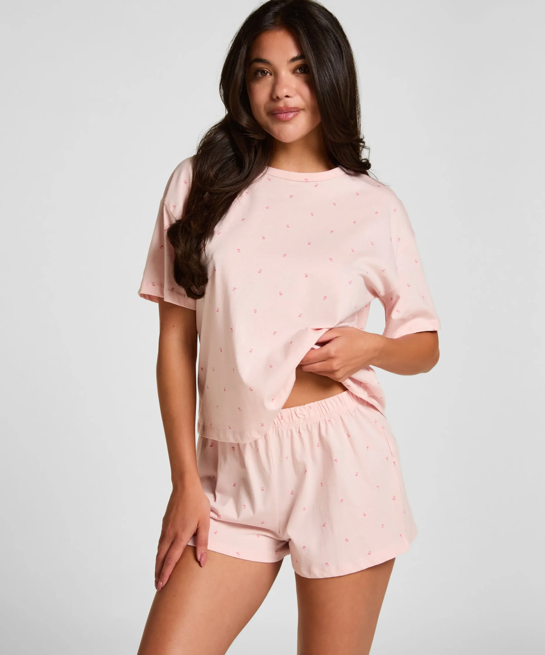 Pyjamaset Baumwoll - Rosa