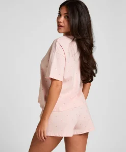 Pyjamaset Baumwoll - Rosa