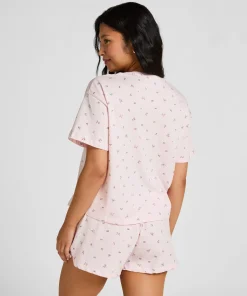 Pyjamaset Baumwoll - Rosa