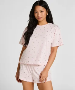 Pyjamaset Baumwoll - Rosa