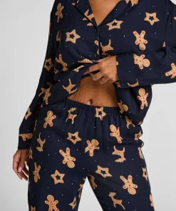 Pyjama-Set Gingerbread - Blau