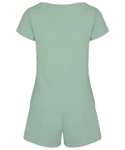 Pyjama-Set - Grün