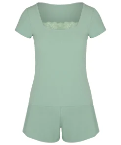 Pyjama-Set - Grün
