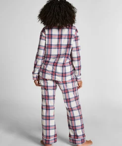 Pyjamaset Polarfleece - Weiß