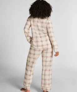 Pyjamaset Polarfleece - Weiß